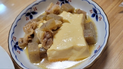 ぼっかけの豆腐煮込み