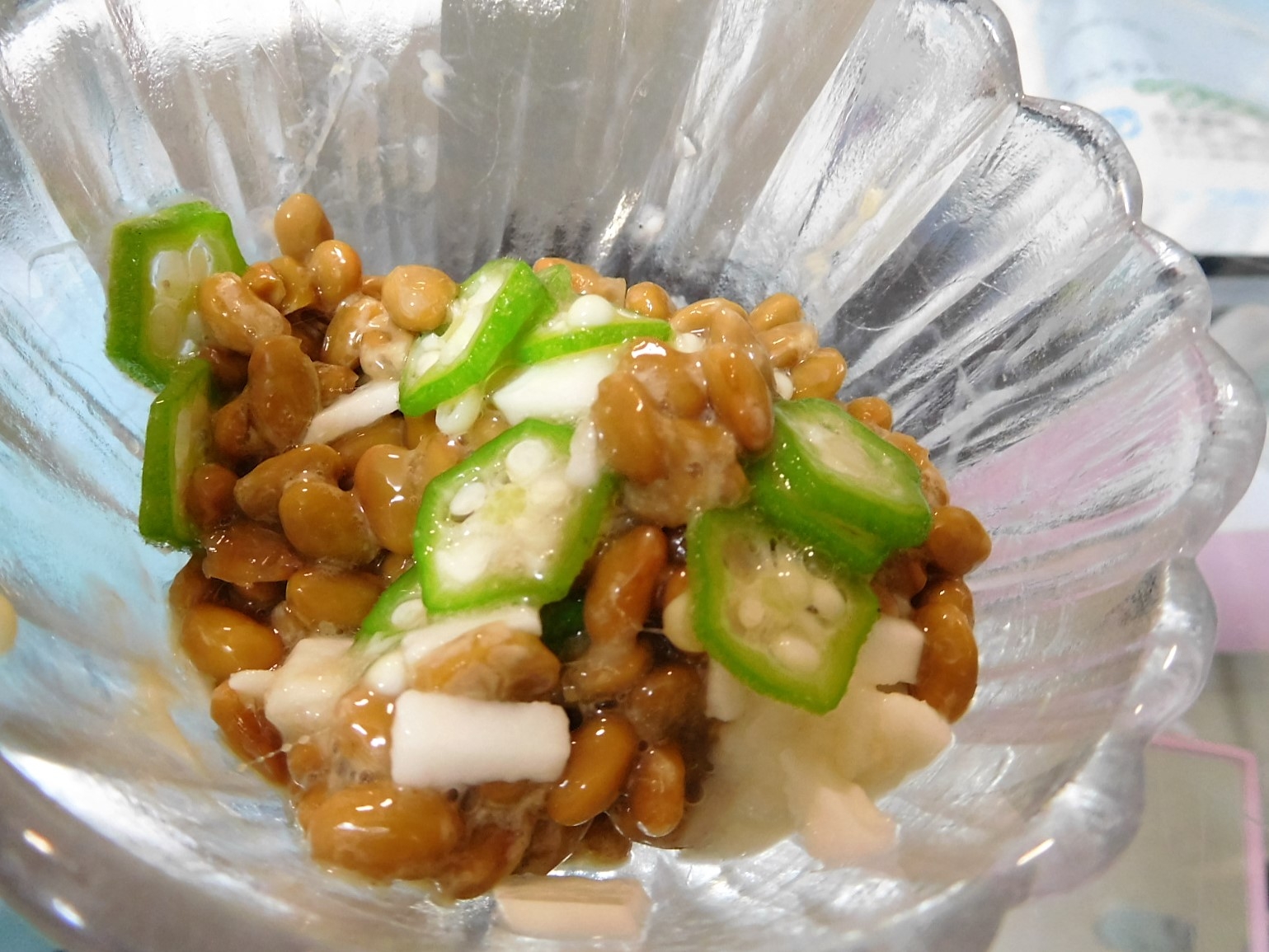 オクラ山芋納豆