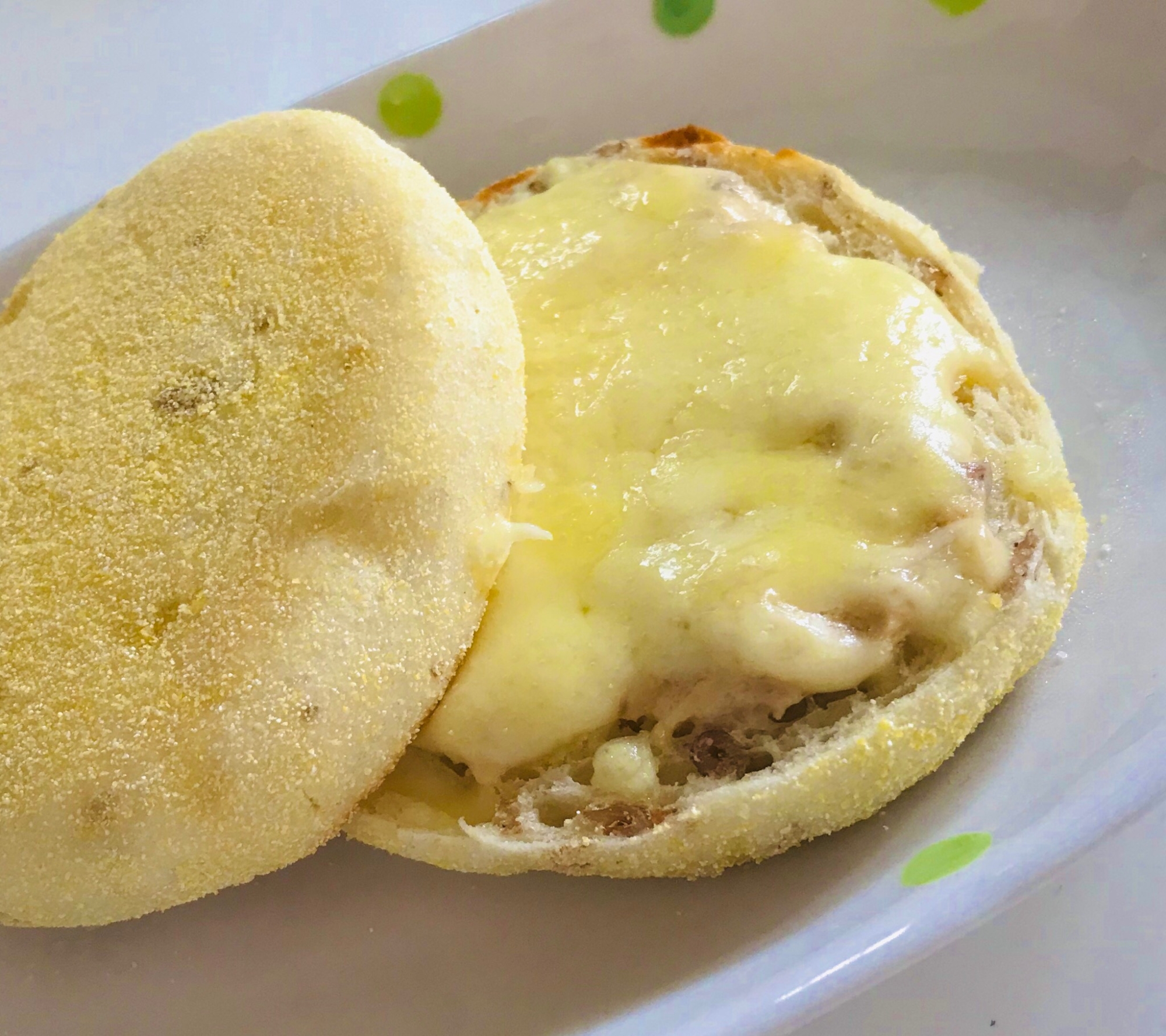 激ウマ朝食＊ツナマヨチーズマフィン