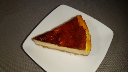 台から手作りチーズケーキ