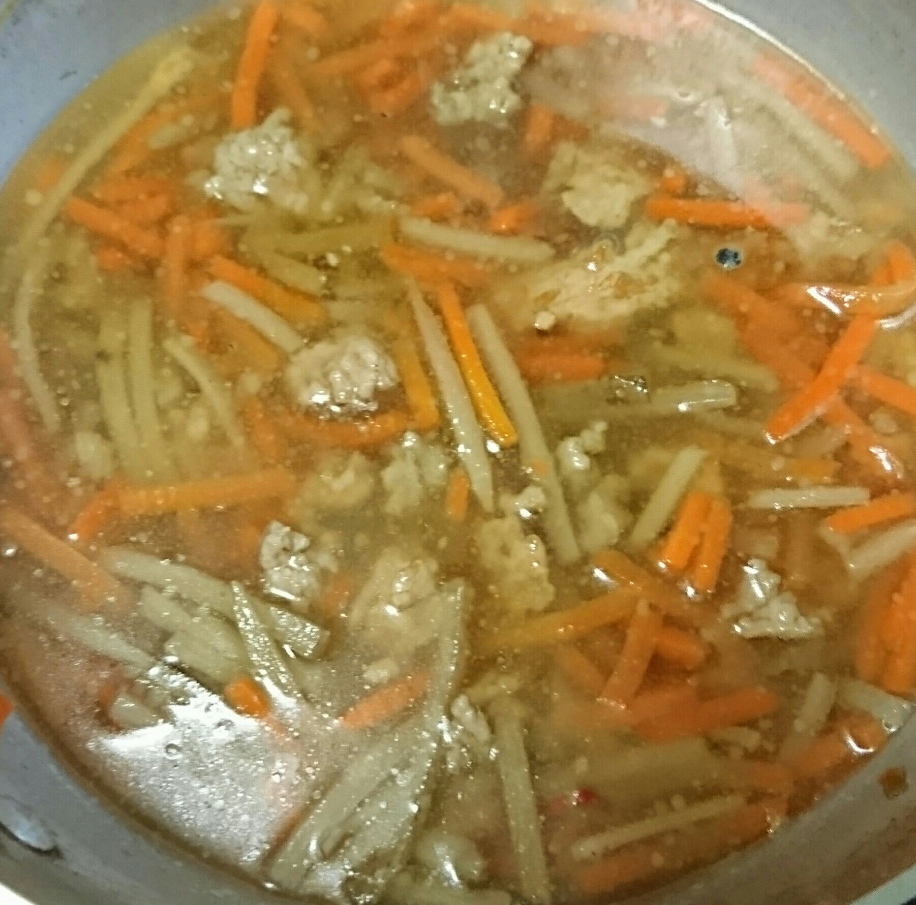 人参ゴボウスープ