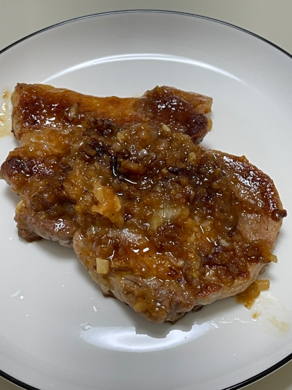 自家製塩麹に漬けて柔らかく仕上げる☆ポークステーキ