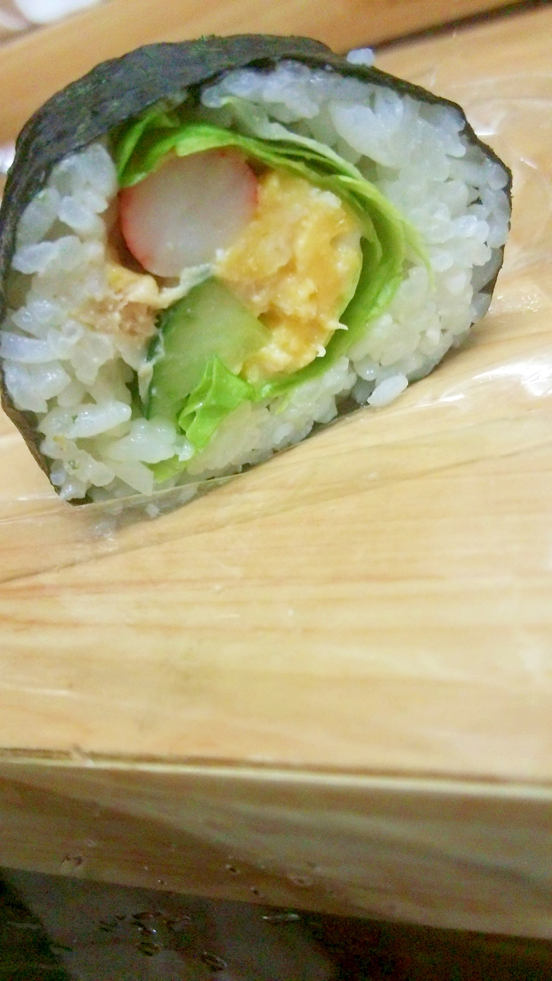 サラダ手巻き寿司