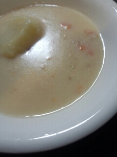 安納芋のクリームスープ