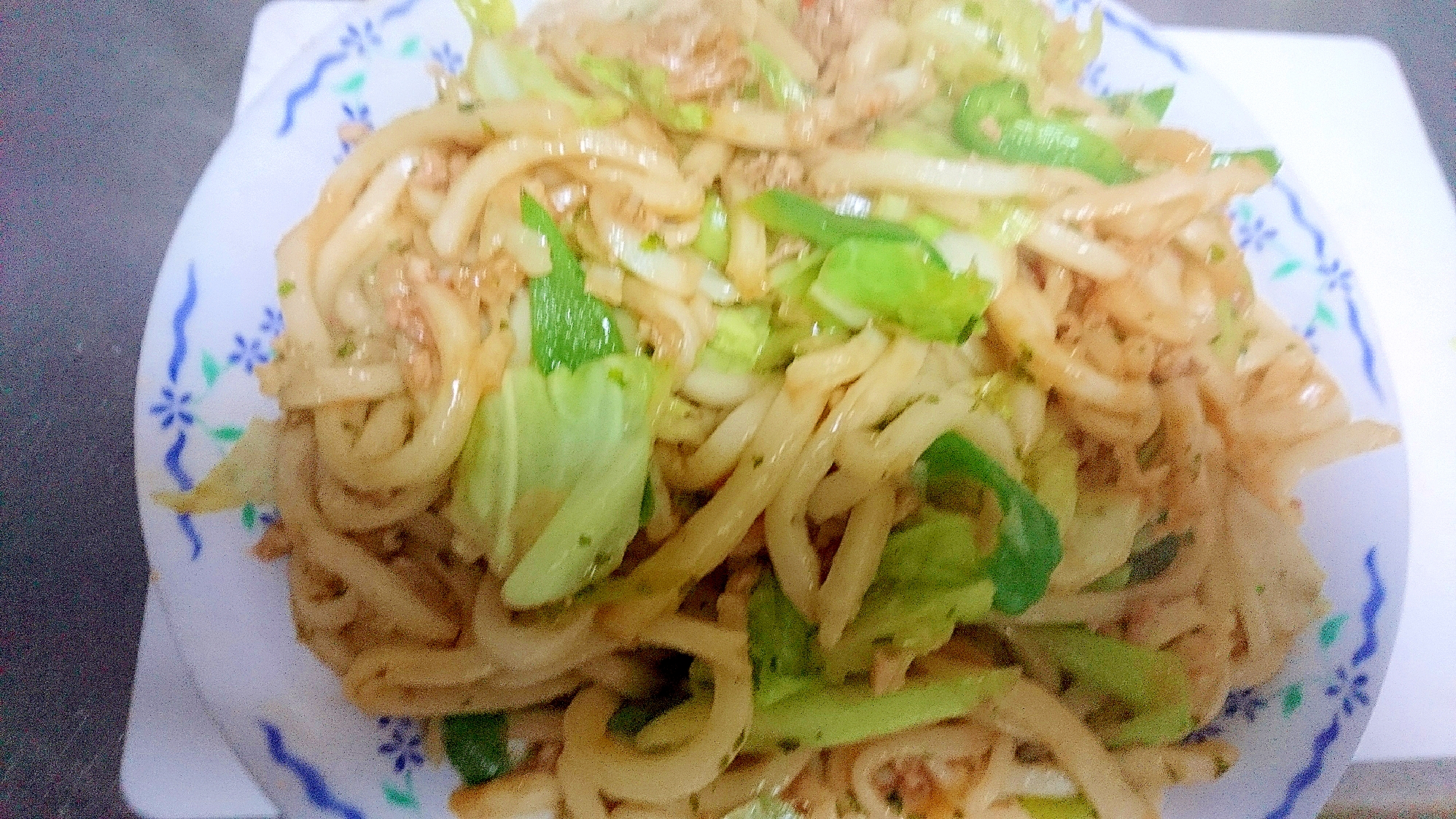 焼きうどん ひき肉