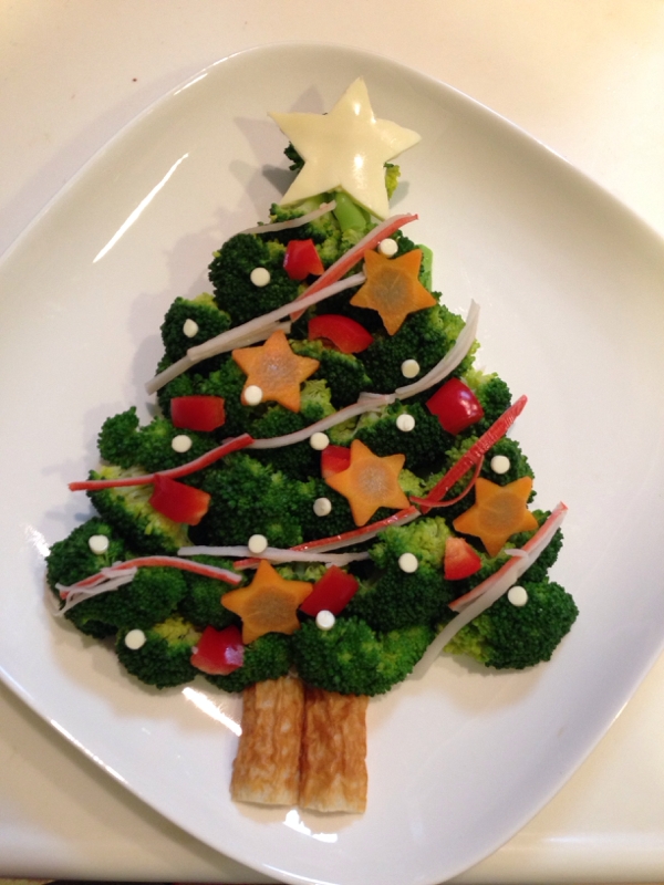 クリスマスに サラダでクリスマスツリー レシピ 作り方 By ヘビロテ36 楽天レシピ