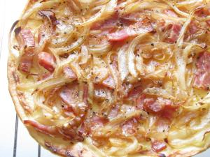 ピザシートでつくる タルトフランベ レシピ 作り方 By はな7060 楽天レシピ