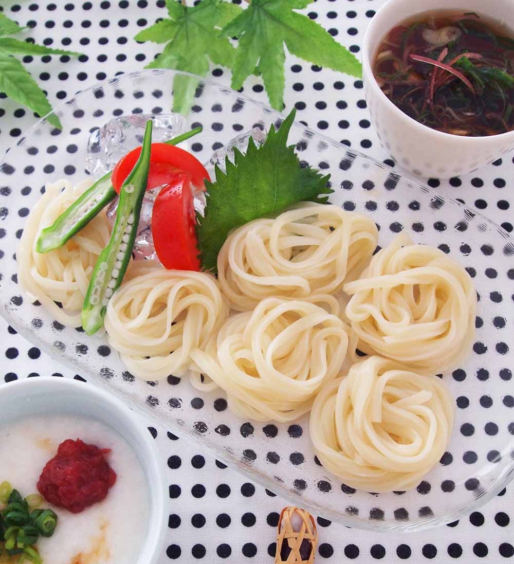 冷やしつけつゆうどん 2種 レシピ 作り方 By テーブルマーク 楽天レシピ