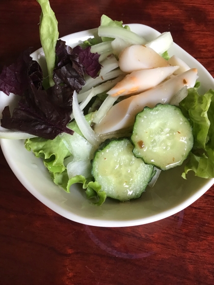 三種緑色サラダ
