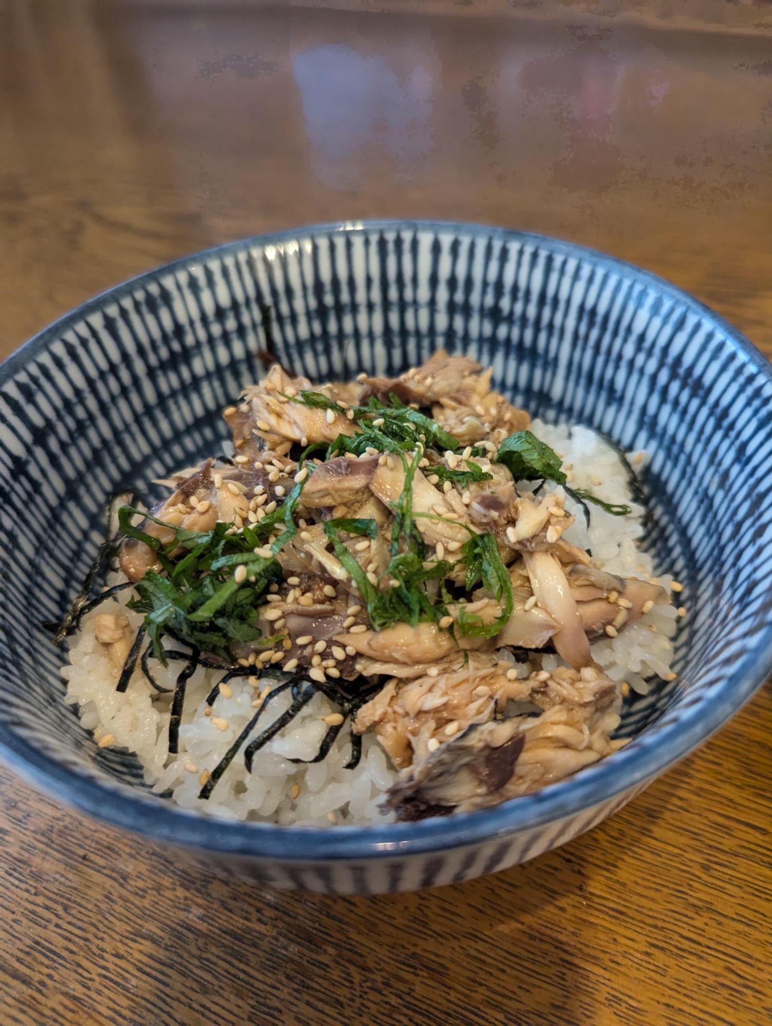 煮鯖のお茶漬け