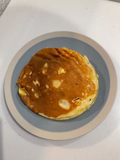 みりんとバター入りホットケーキ