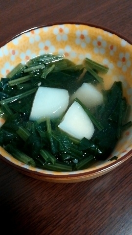 離乳食★じゃがいもほうれん草味噌汁