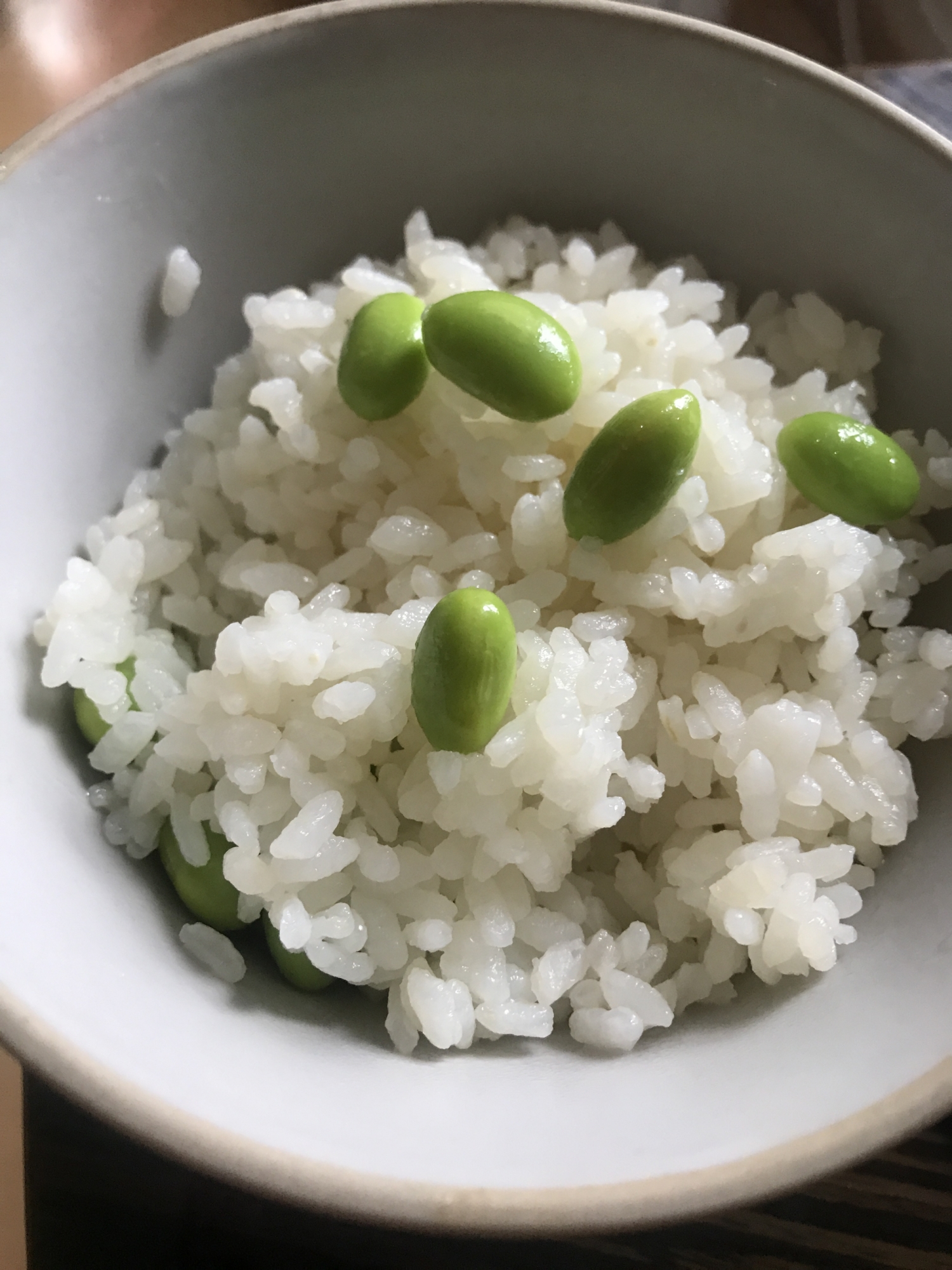 混ぜるだけの枝豆ごはん！