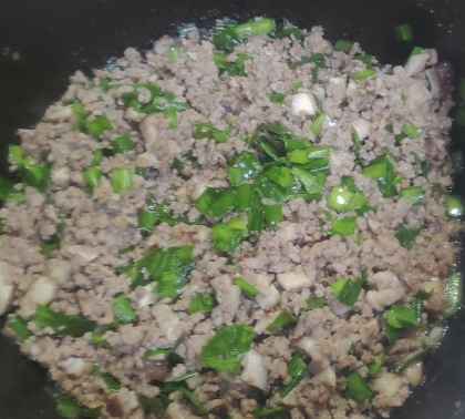 ネギそぼろご飯