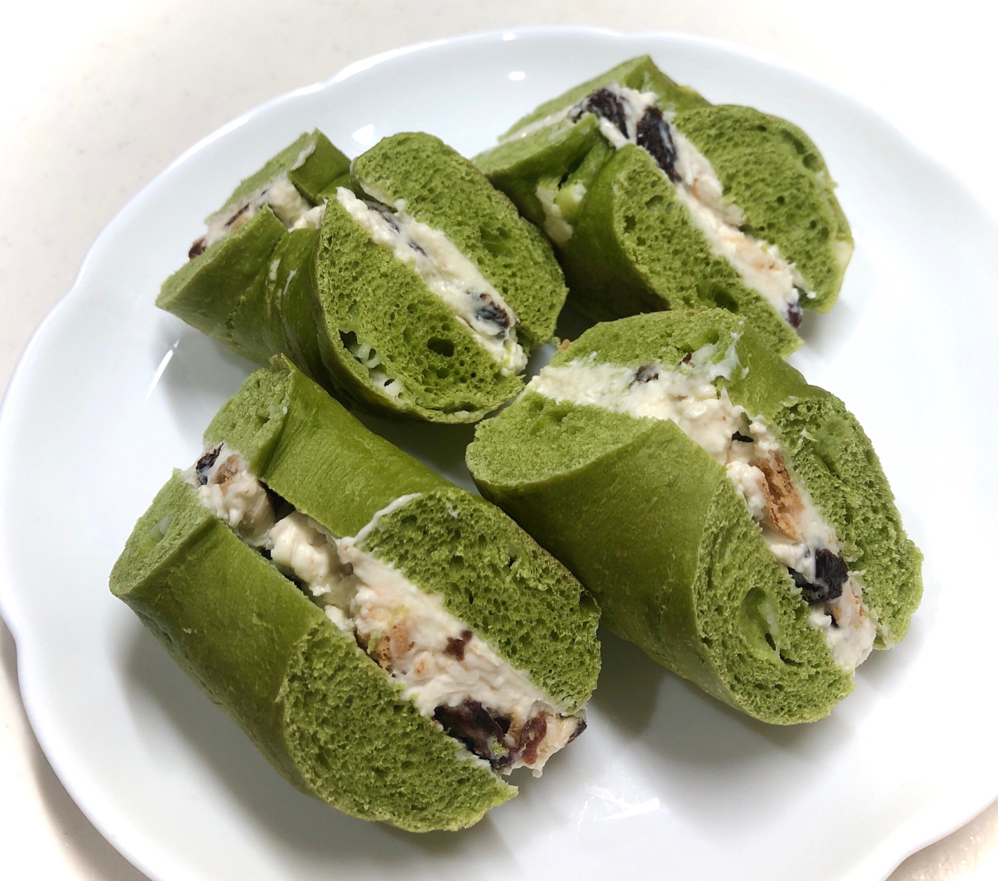 朝食に*梅酒レーズンクリームチーズのベーグルサンド