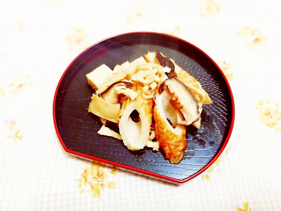 高野豆腐と切り干し大根のお手軽煮物