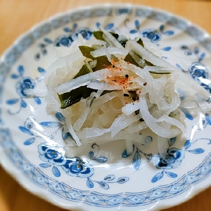 カンタン酢で☆大根とワカメの酢の物