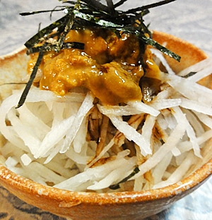 大根の塩ウニのせ レシピ 作り方 By Leopoo 楽天レシピ