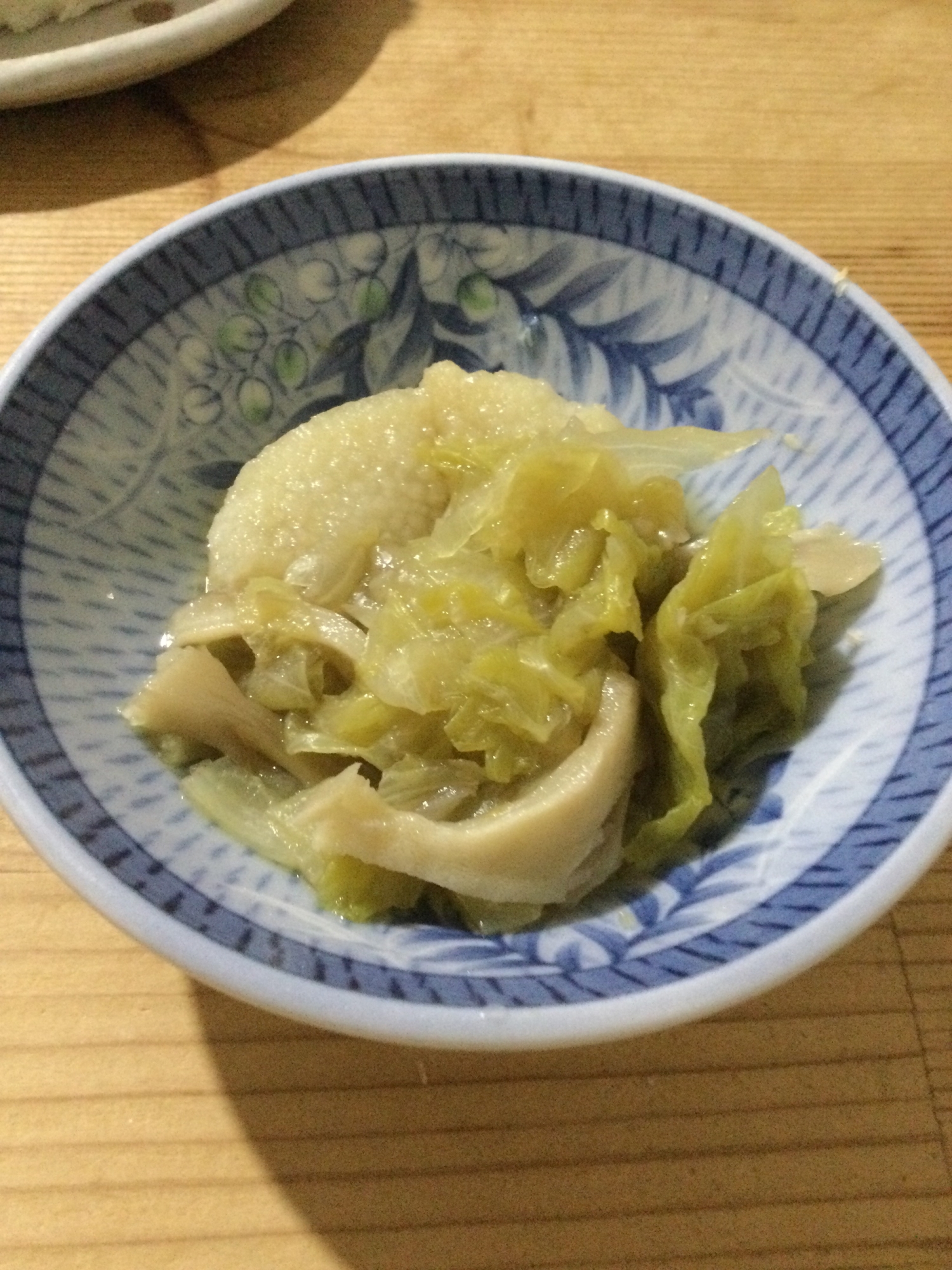 長芋舞茸レタスの煮物♪