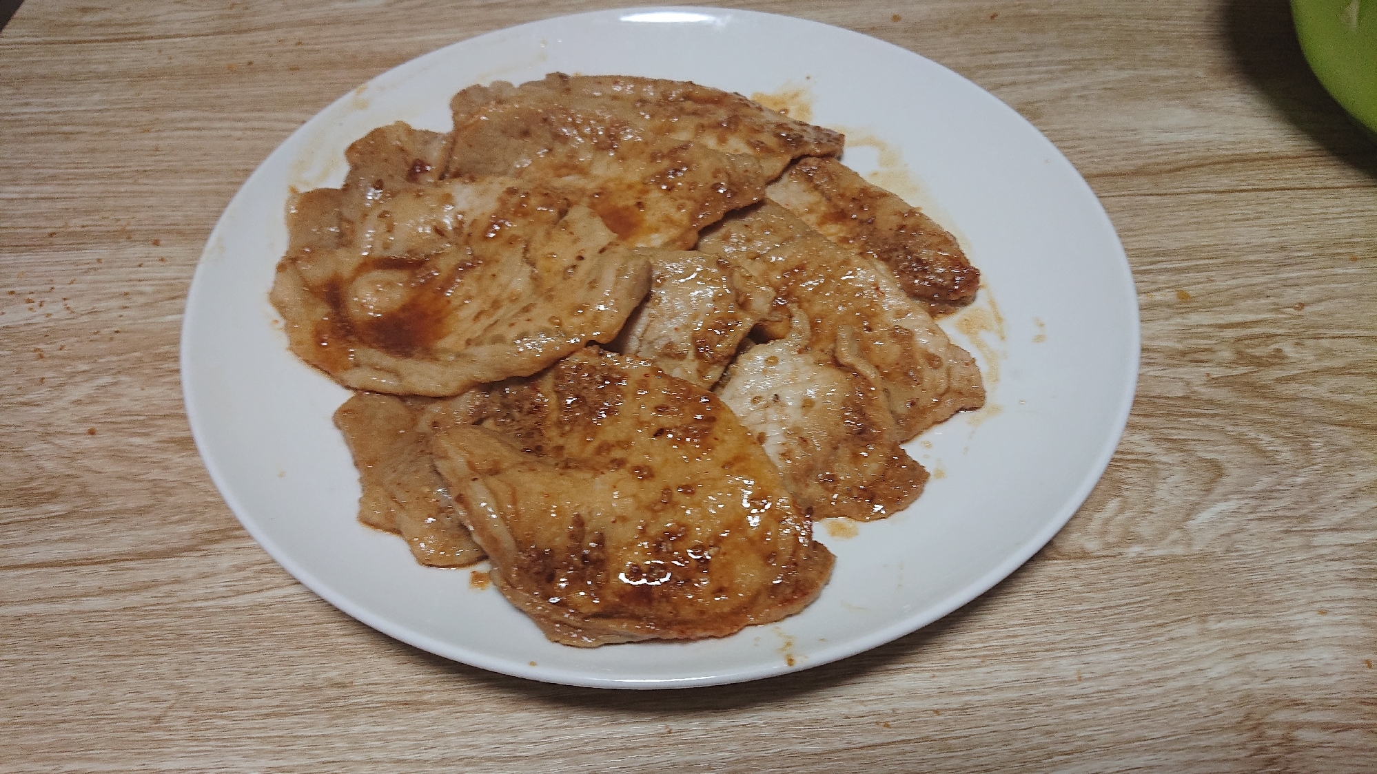 簡単！焼き肉のタレで生姜焼き風