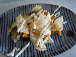 簡単 ポテトチップスとカボチャのサラダ レシピ 作り方 By Ponrinn 楽天レシピ