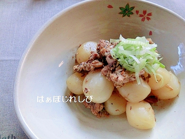 玉こんにゃくと鯖缶の煮物✿