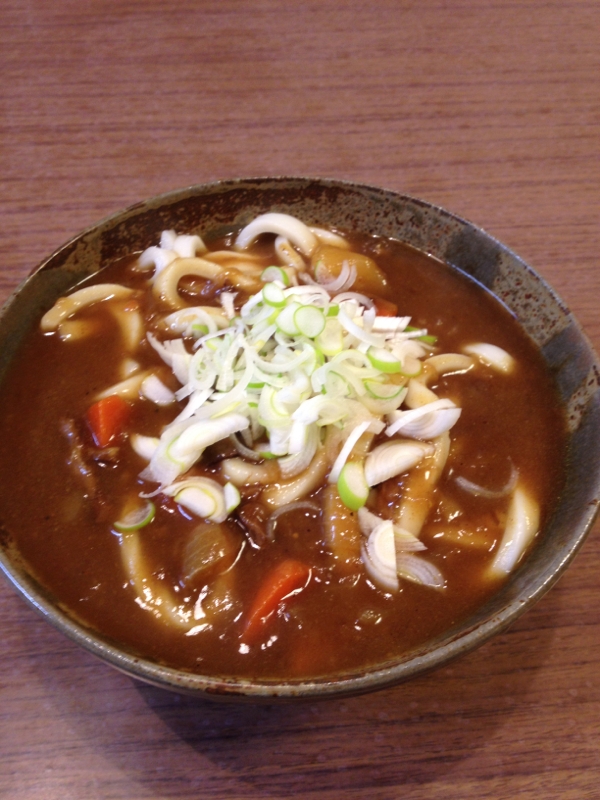 ダシが決めてのカレーうどん