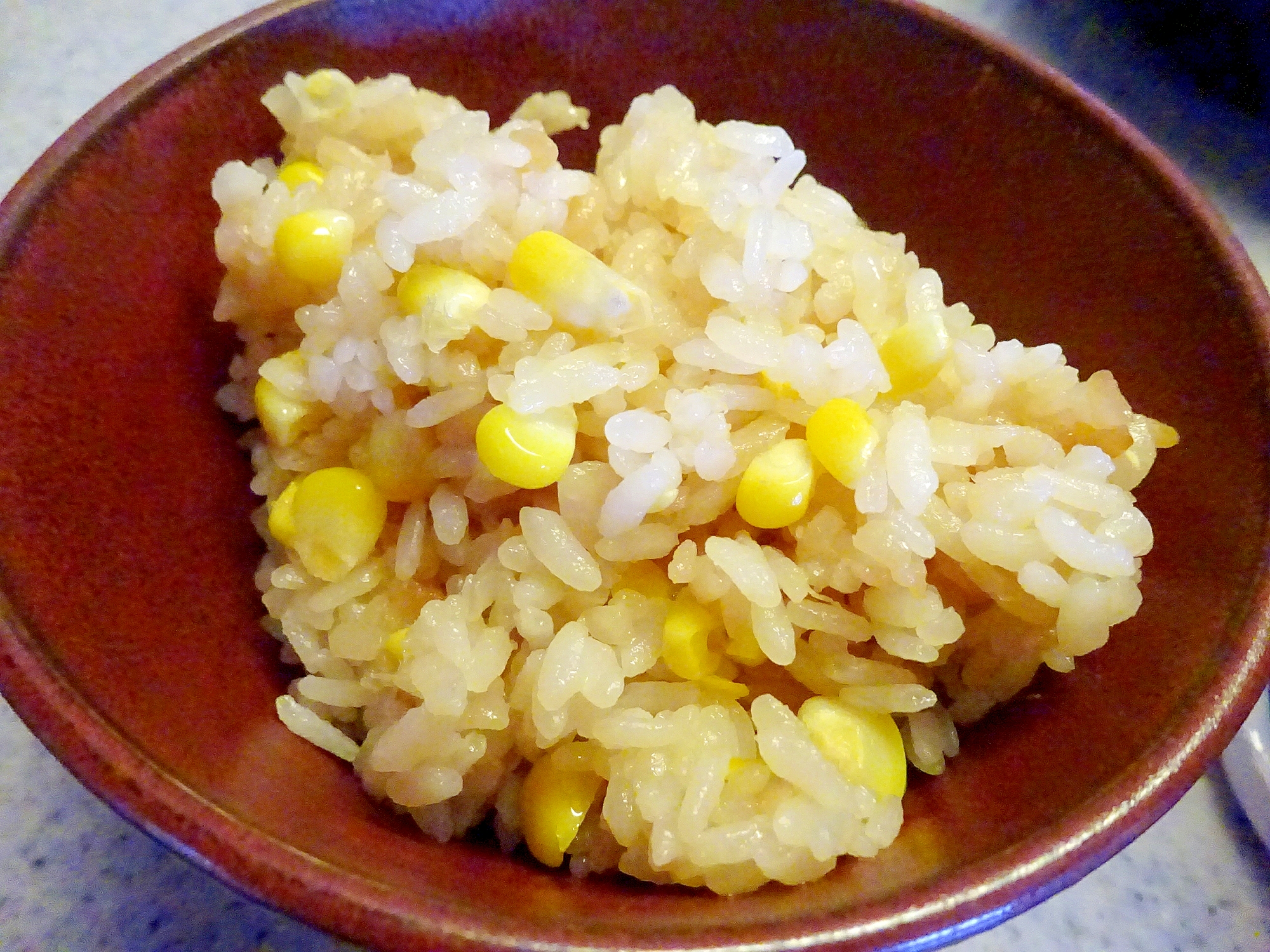 ■３０分で..とうもろこしご飯