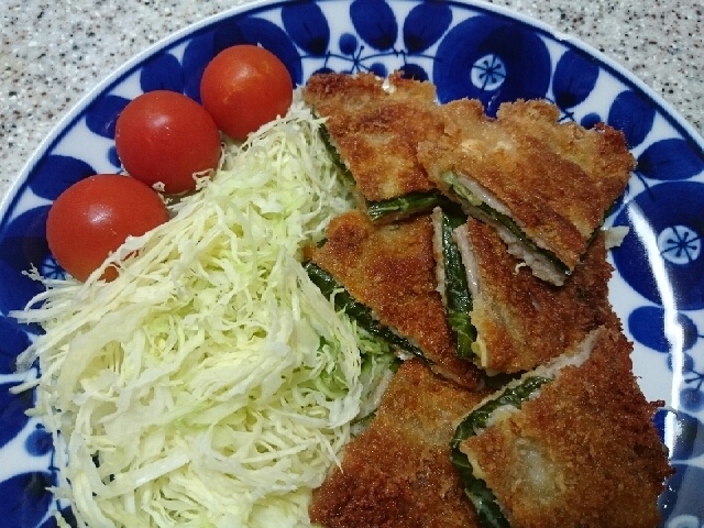 豚バラで大葉チーズとんかつ レシピ 作り方 By みーちゃーちゃんxxx 楽天レシピ