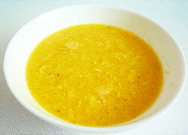 中華風　コーンと玉子のスープ