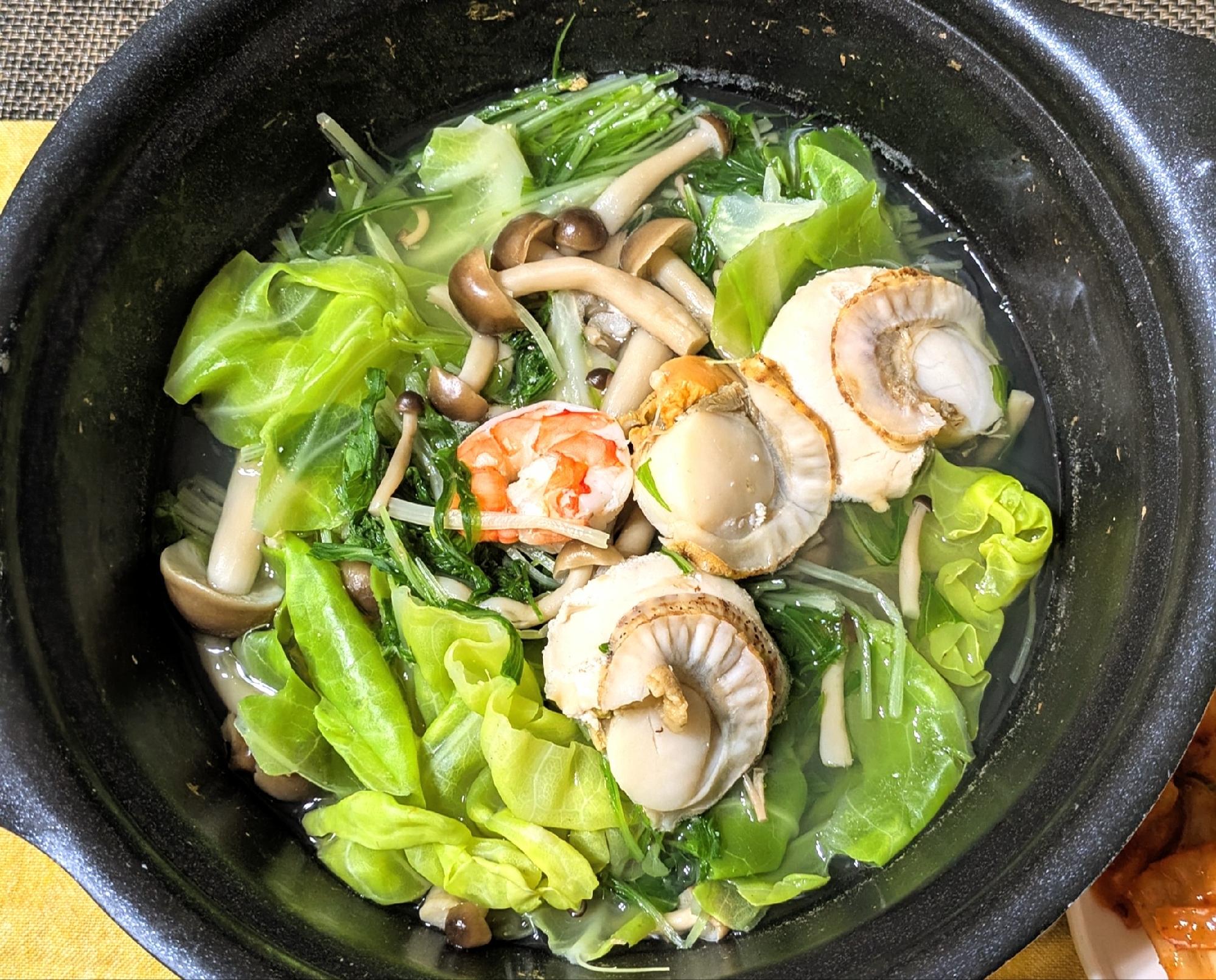 魚介の水炊きハリハリ鍋