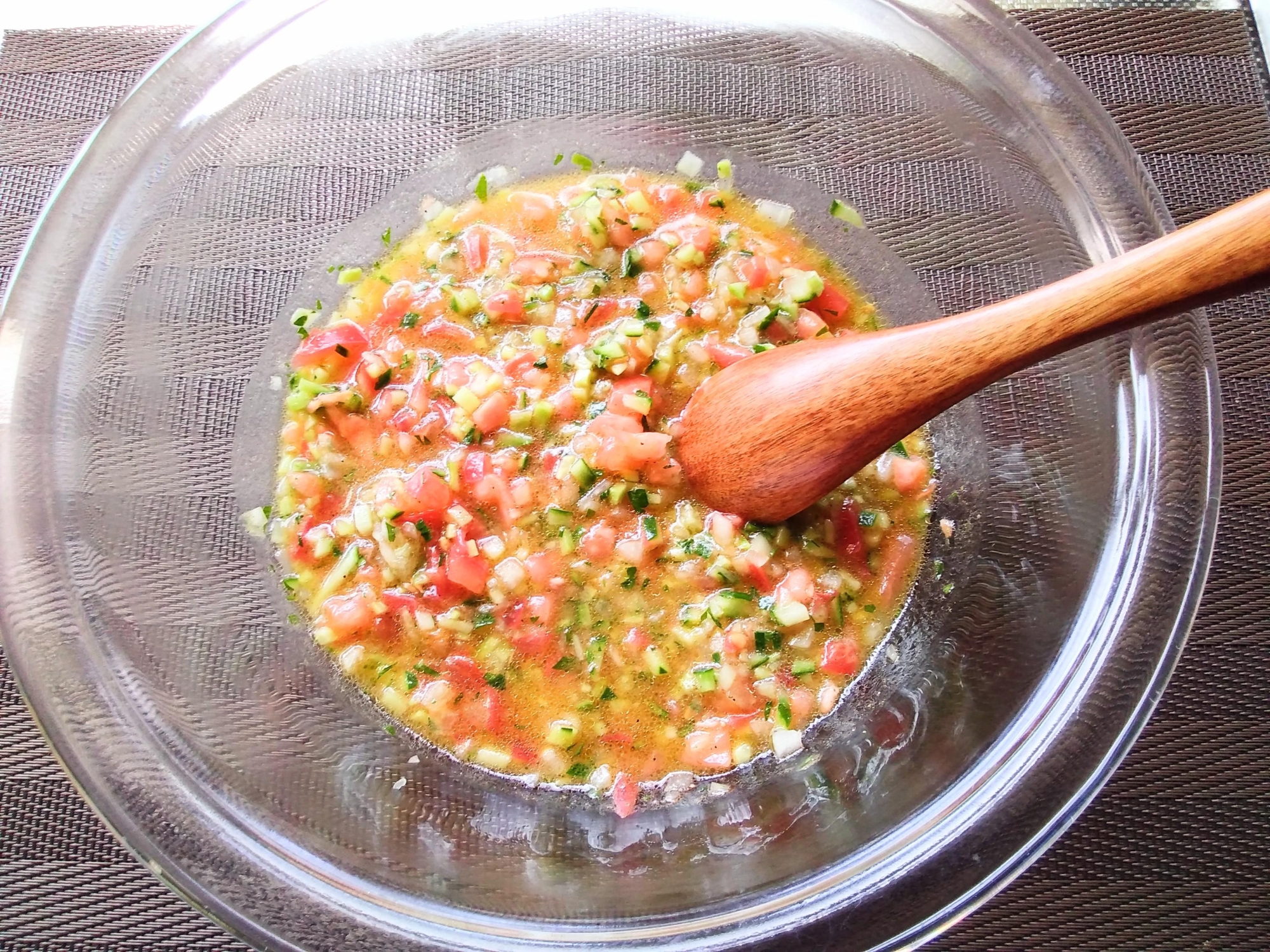 りんご酢でラビゴットソース