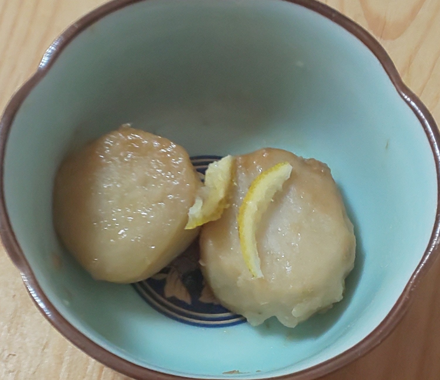 里芋の煮物☆レモンバター焼き