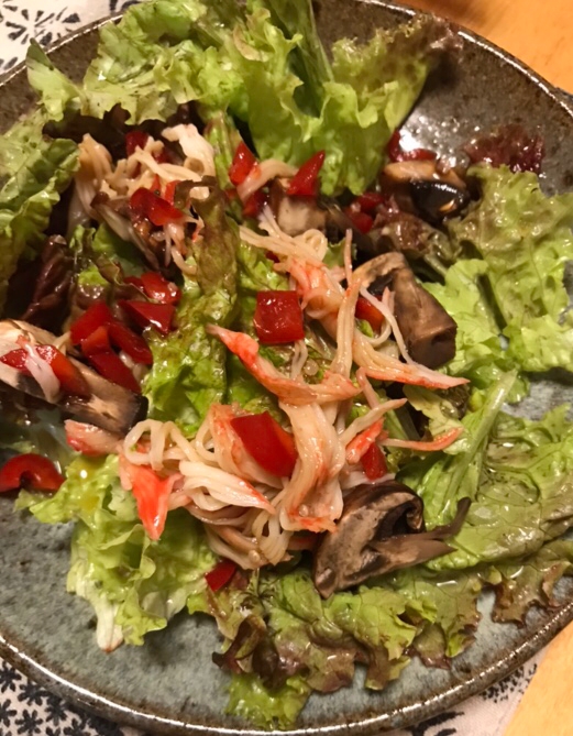 カニカマパプリカドレッシングのサラダ レシピ 作り方 By ボンド子 楽天レシピ