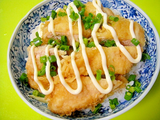 鶏ササミ天丼