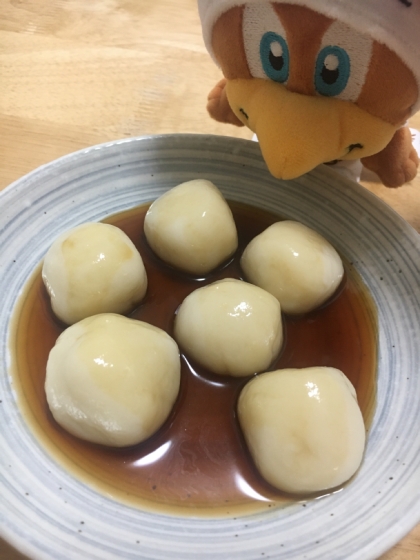 簡単にできました！
甘めのゆるゆるタレにしたかったので、砂糖多めの片栗粉少なめにしました。
また作ろうと思います！！