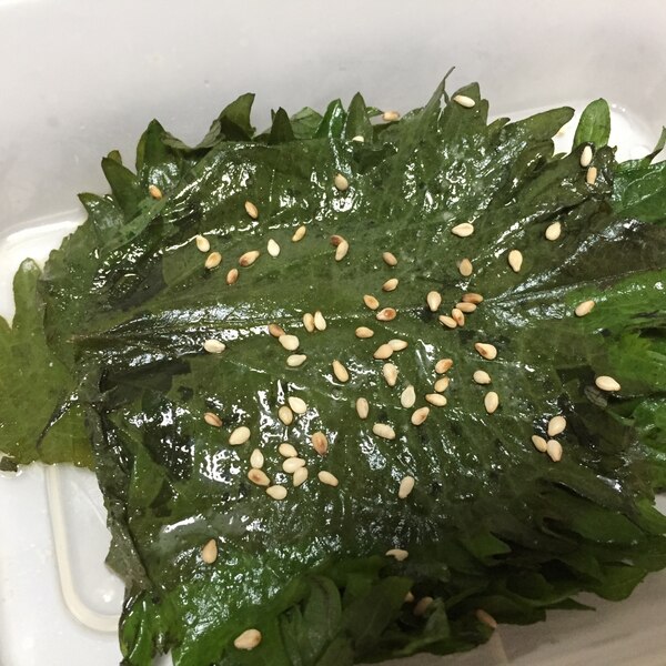 簡単 万能 シソの胡麻油 塩漬け おにぎり等に レシピ 作り方 By ぶーちゃん9315 楽天レシピ 簡単 万能 シソの胡麻油 塩漬け おにぎり等に レシピ 作り方 By ぶーちゃん9315 楽天レシピ
