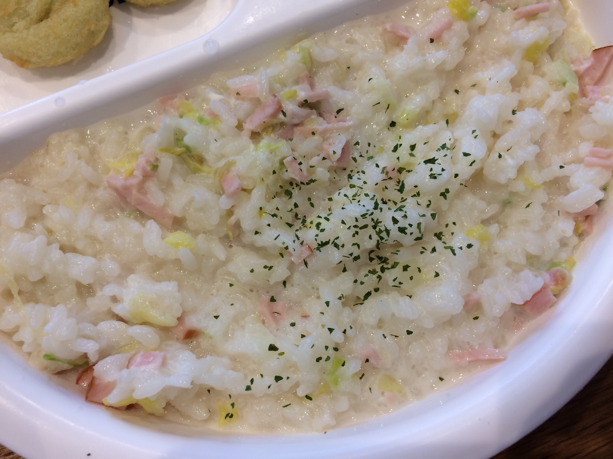 幼児食！ハムとキャベツのリゾット