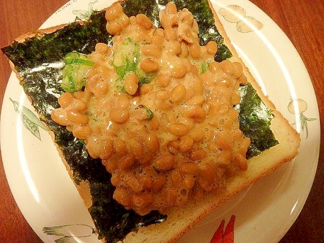 納豆海苔トースト