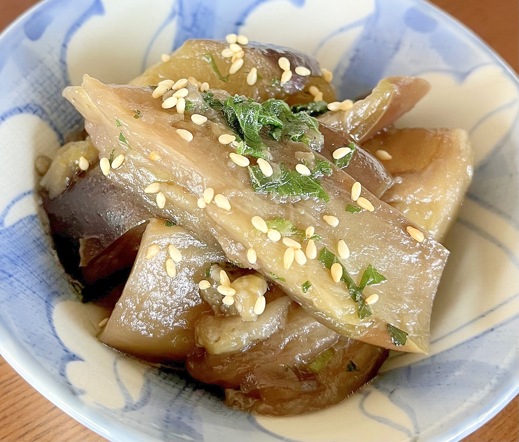 なすの麺つゆ煮