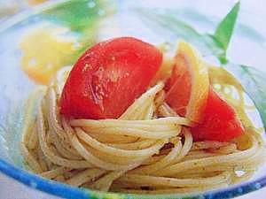 バジル風味冷静パスタ レシピ 作り方 By ふうｃａｆｆｅ 楽天レシピ
