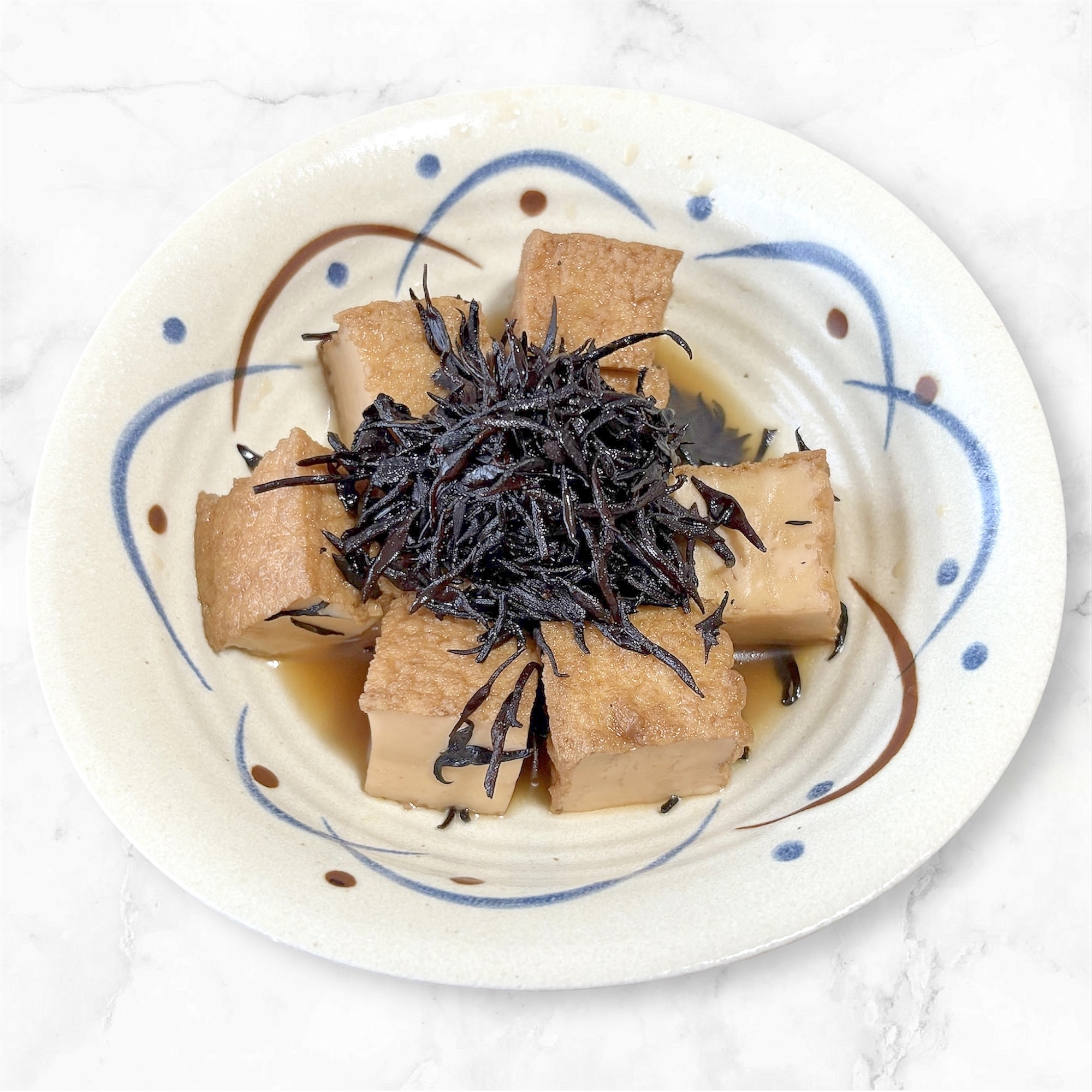 厚揚げひじき煮