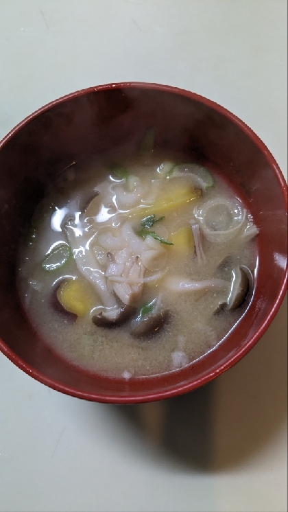 ほっこり★さつま芋のお味噌汁