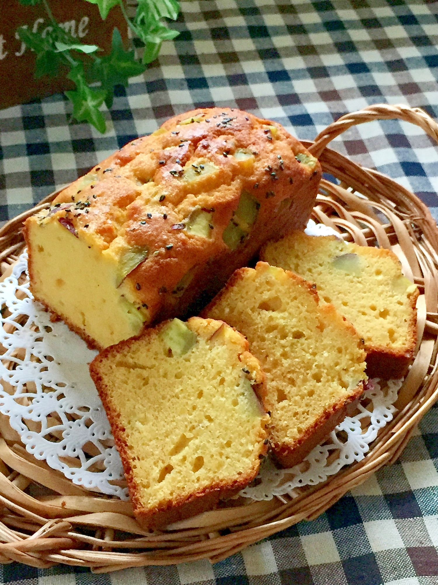 ほっこり♡さつま芋のパウンドケーキ