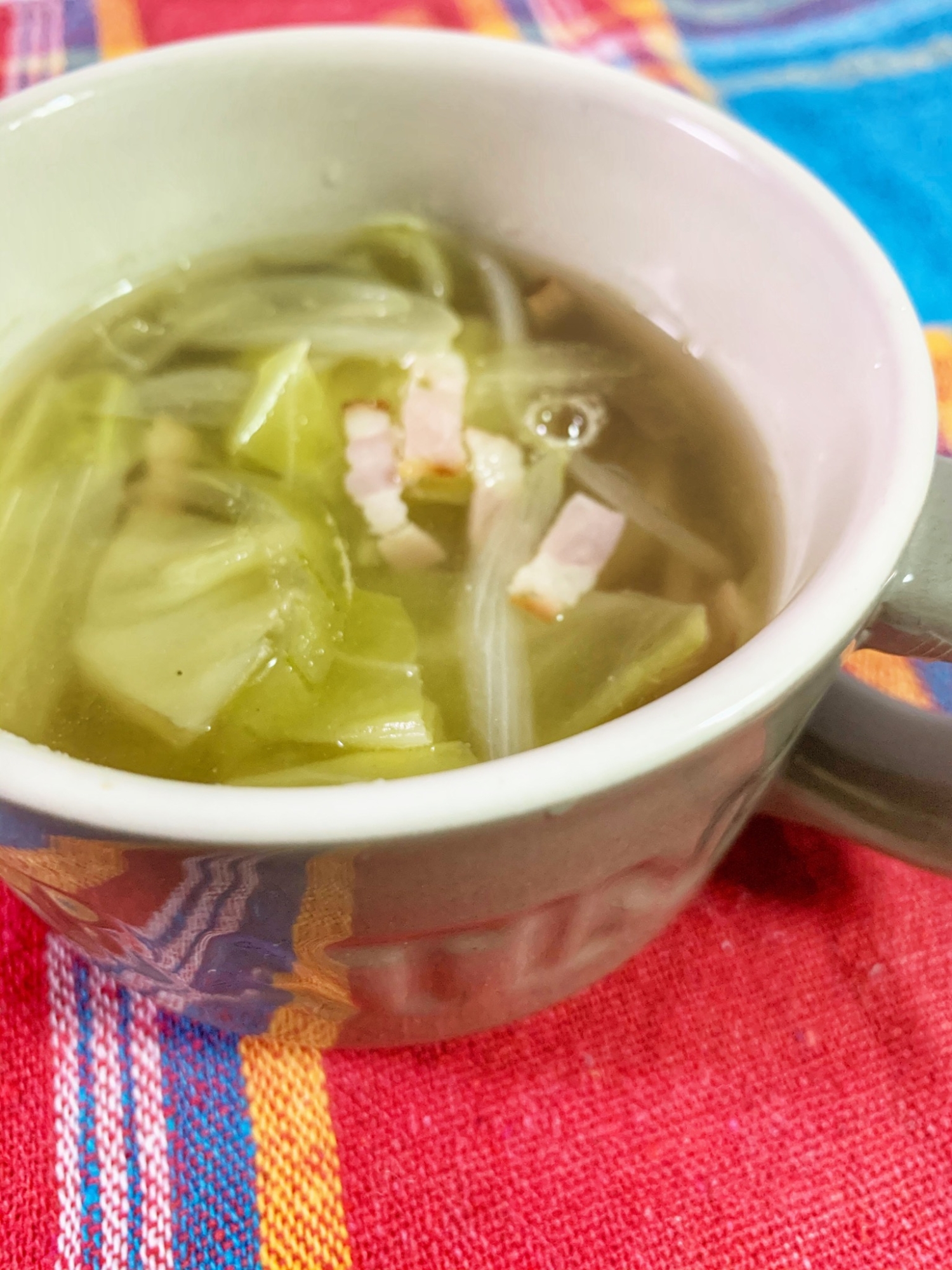 野菜たっぷり♫栄養満点コンソメスープ