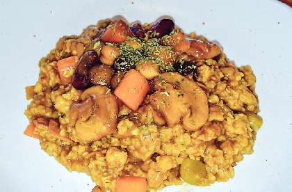 快腸☆腸活！簡単オートミールでカレーリゾット