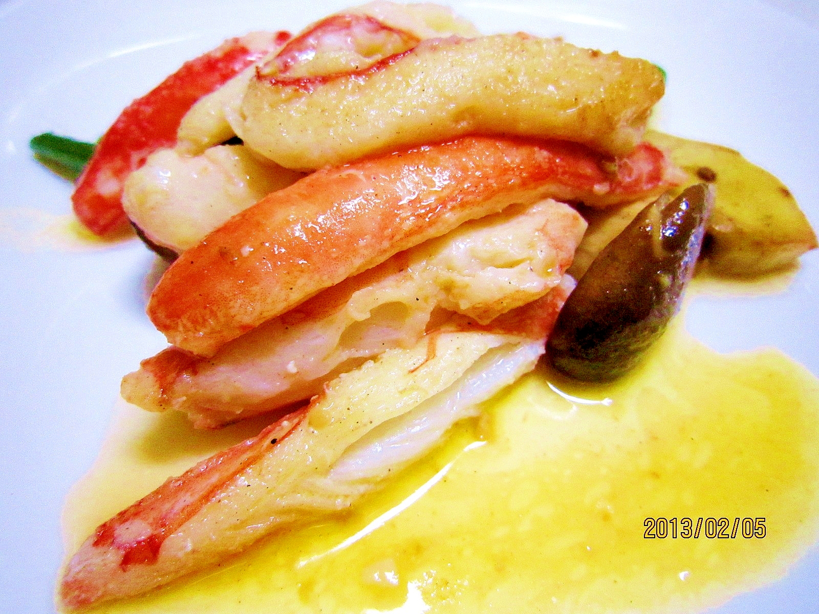 かに剥き身バター焼き レシピ 作り方 By 3812 楽天レシピ