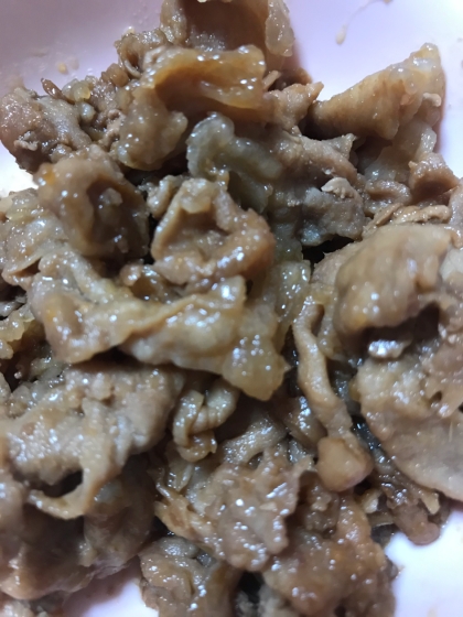 豚肉の生姜照り焼き