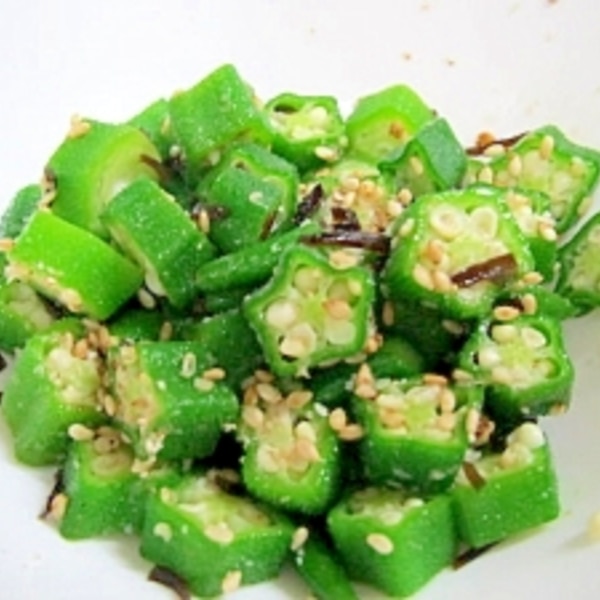 刻みオクラの塩昆布あえ レシピ 作り方 By Haruru 楽天レシピ 刻みオクラの塩昆布あえ レシピ 作り方 By Haruru 楽天レシピ