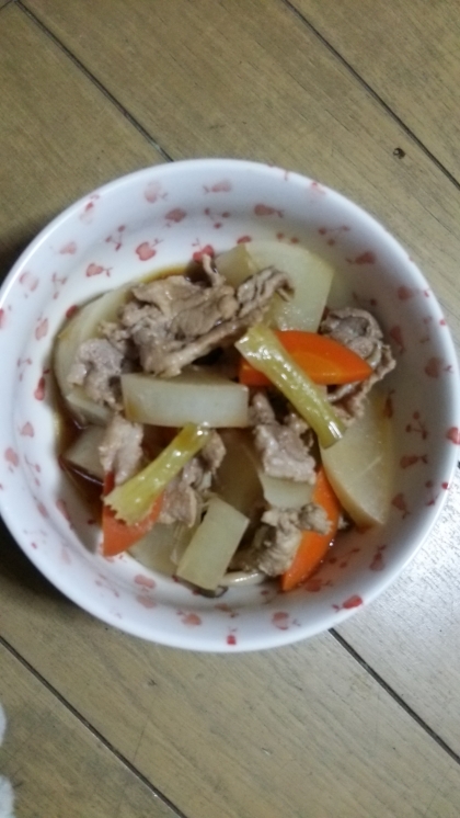 大根と豚肉のバルサミコ酢煮